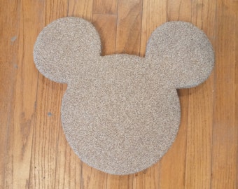 Large Mickey Mouse Garden Stepping Stone: Granite Coated Concrete