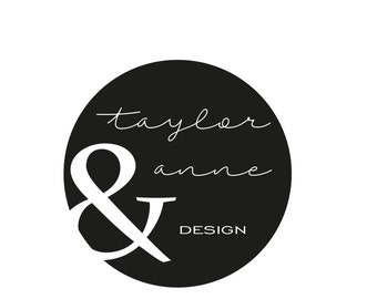 Premade logo design, modern logo, blogger logo, design logo, black and white logoo
