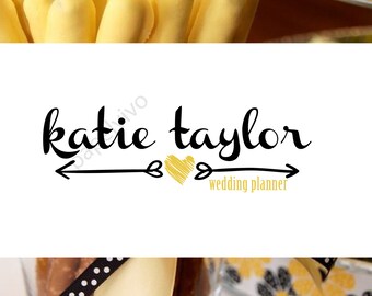 Logo design / Premade logo design / Branding package / Heart logo / Modern logo / Blogger logo / Signature logo / Events logo - H3