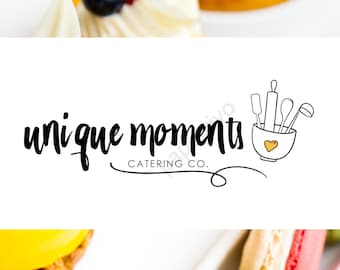 Premade logo design / Branding package / Cooking logo / Food logo / Bakery logo / Restaurant logo / Catering logo design - CK10