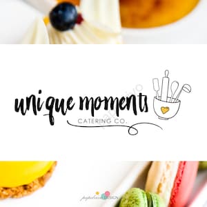 Premade logo design / Branding package / Cooking logo / Food logo / Bakery logo / Restaurant logo / Catering logo design - CK10