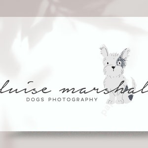Vorgefertigtes Logo / Hundelogo / Tierfotografenlogo / Tierfotografielogo - P3