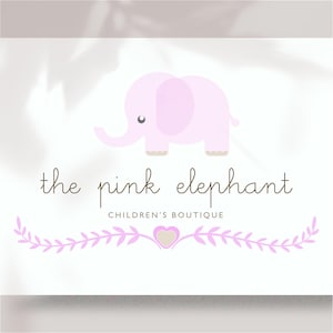 Baby shop logo design, children boutique branding, Floral butterfly logo for kids, baby business branding