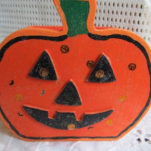 Halloween Pumpkin Candy Dish- Halloween Decor- Halloween Wood Decor- Gifts for Halloween- Halloween Gifts