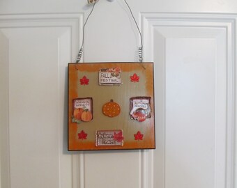 Fall Wall Hanging- Fall Wood Sign- Gifts for Her- Fall Gifts- Gifts for Fall- Gifts for Women- Gifts for Mom
