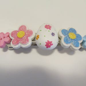 Easter Button Barrette- Button Barrette- Gifts for Easter- Hair Accessories- Barrettes for Women- Barrettes for Girls- Barrettes for Teens