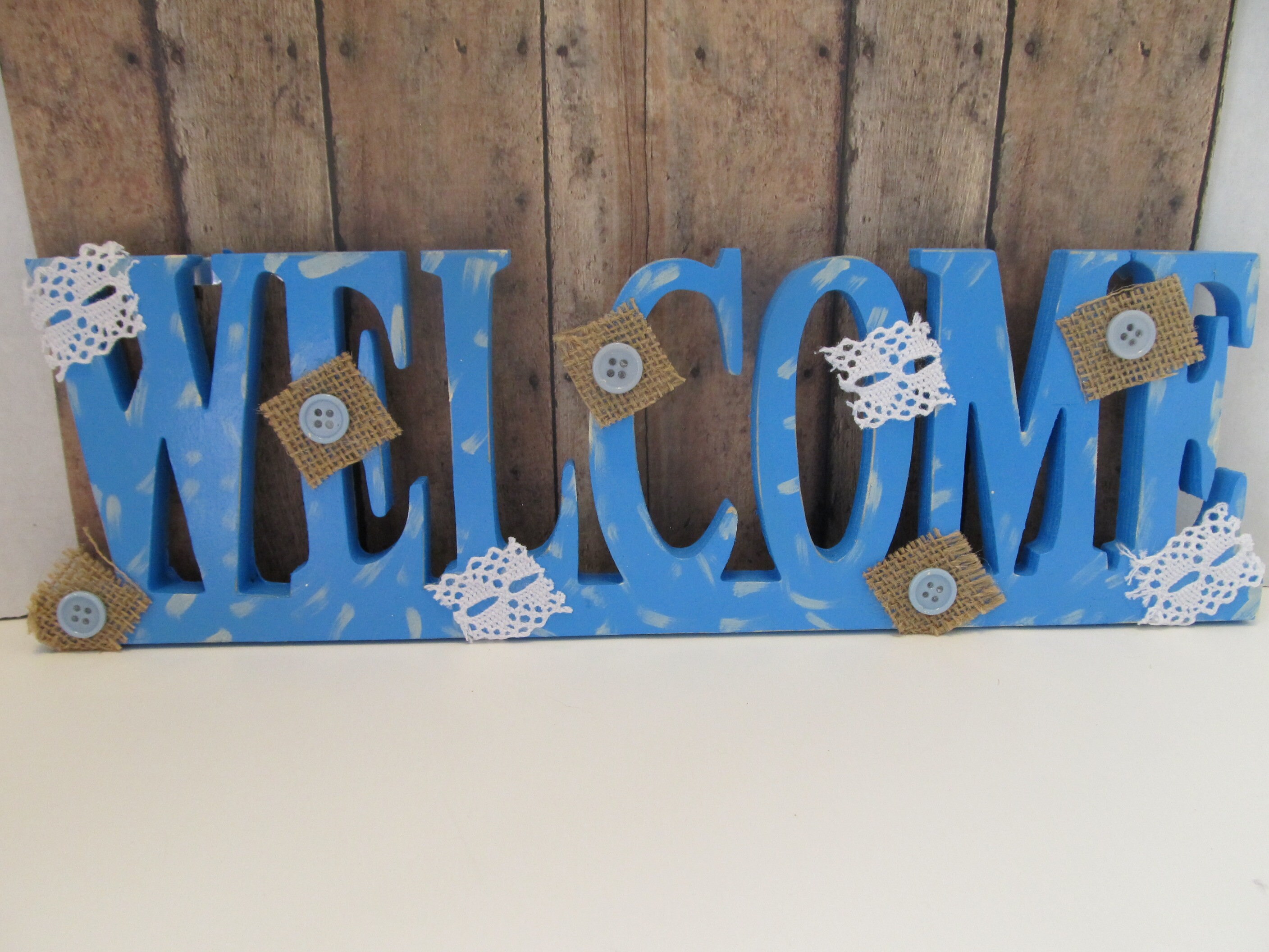 Welcome Sign Wall Hanging Wall Decor-birthday Gift Gifts | Etsy