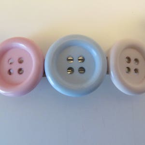 Large Button Barrette- Birthday Gift- Gifts for Her-Gifts for Girls- Hair Accessories- Barrettes for Women- Barrettes for Teens