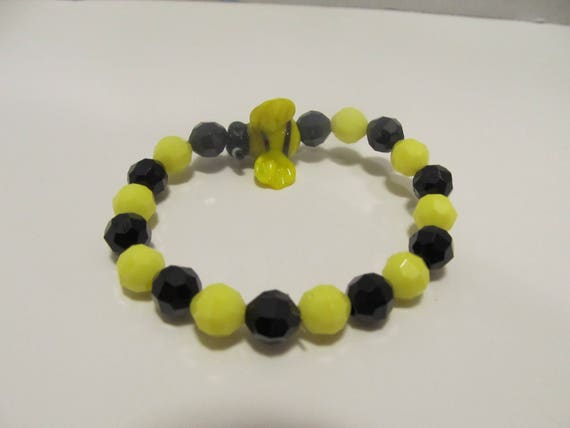 Bumble Bee Beaded Bracelet-birthday 