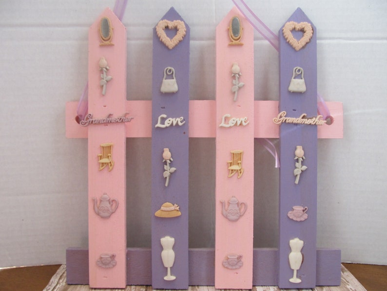 Grandmother Picket Fence Wall Hanging Gifts for Her Gifts Etsy