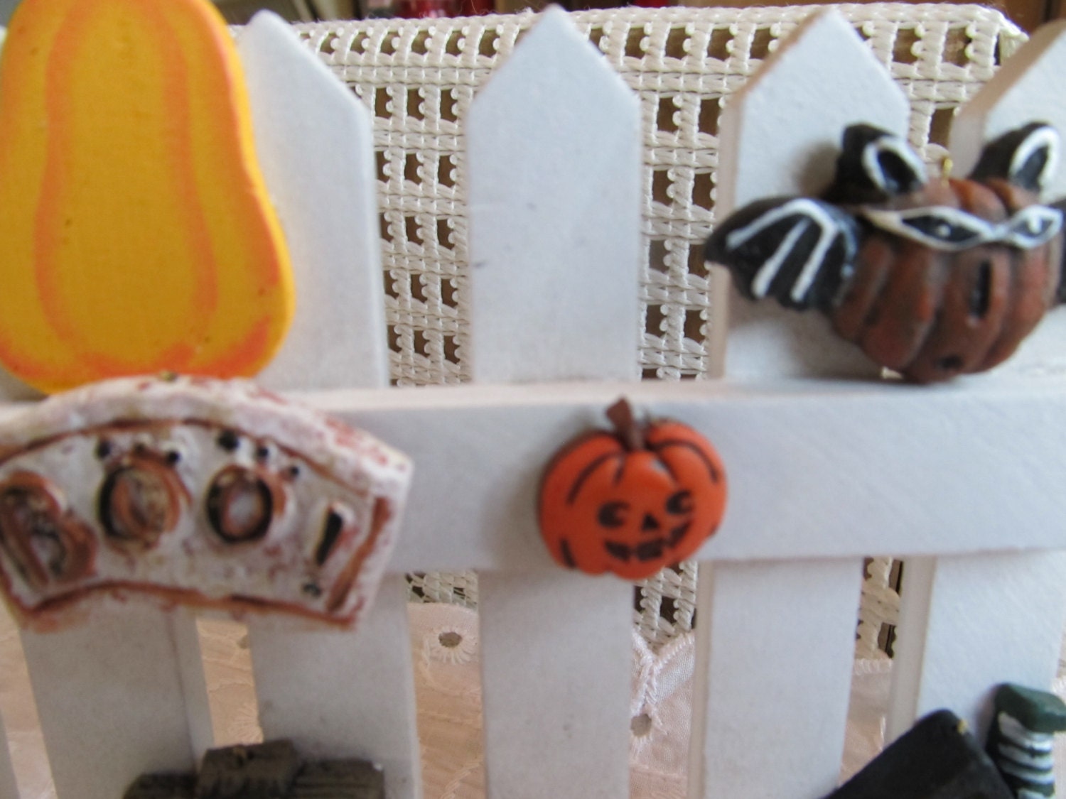 Halloween Wood Picket Fence Gifts for Halloween Halloween Gifts