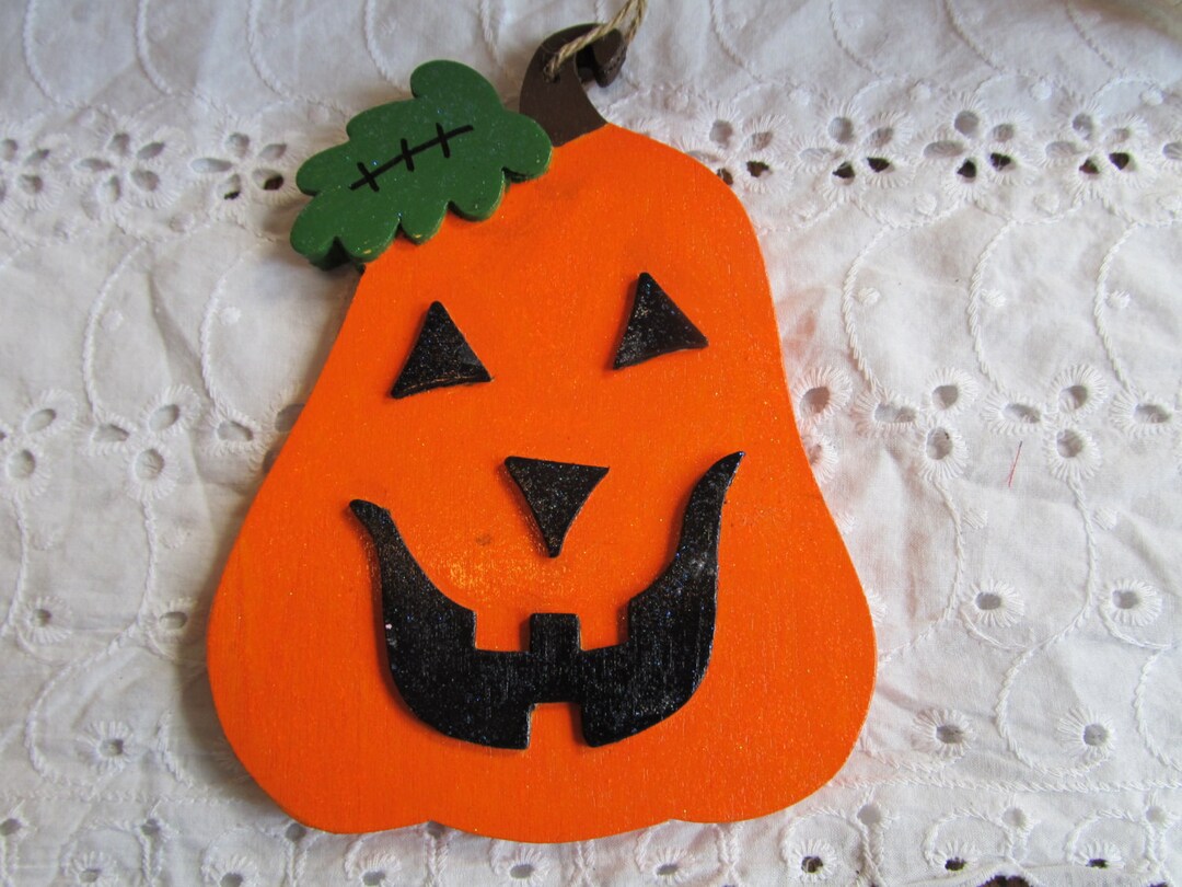 Halloween Wall Decor Pumpkin Wall Decorhalloween Wood Decor Wreath