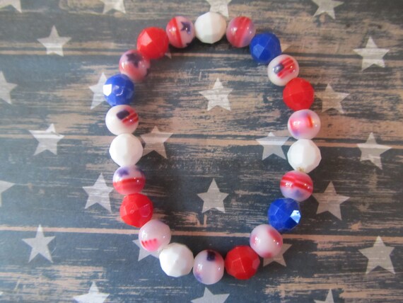 4th of july bracelets