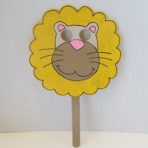 Kids Masks- Kids Lion Mask- Children Mask- Wood Lion Mask- Halloween Costume- Costume Accessories- Halloween Accessory- Kids Room Decor