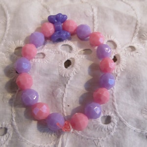 Ribbon Beaded Bracelet- Birthday Gift- Girls Bracelets- Gifts for Girls- Gifts for Kids- Girl Birthday Gift- Bracelets for Girls