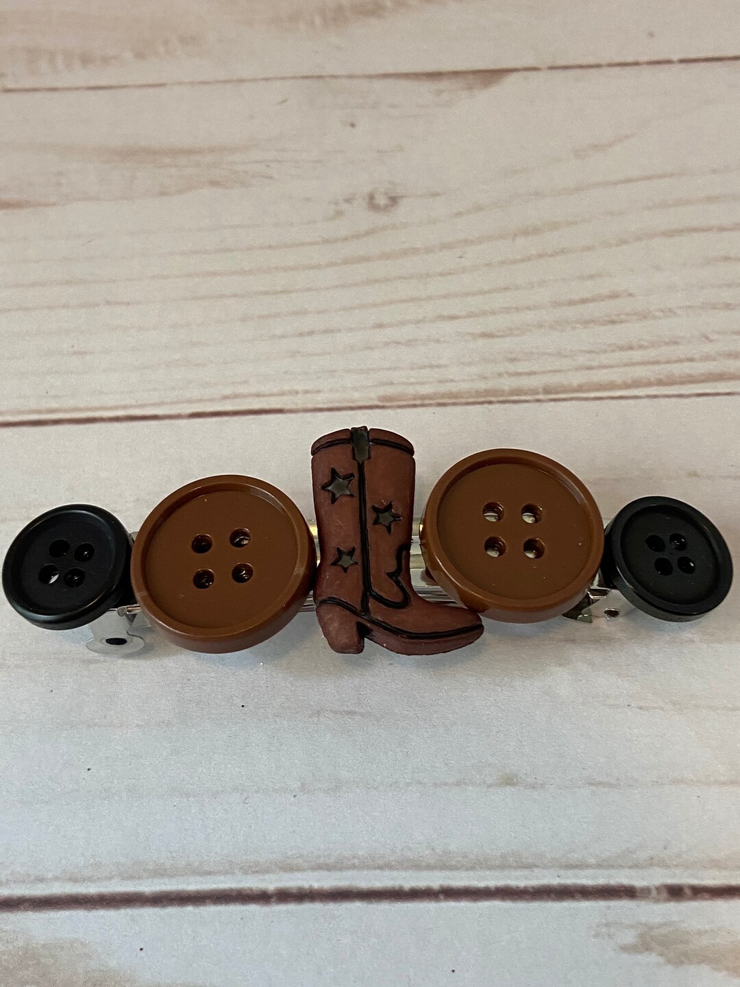 Cowgirl Barrette Cowgirl Hair Clip Hair Accessories Barrettes for Girls