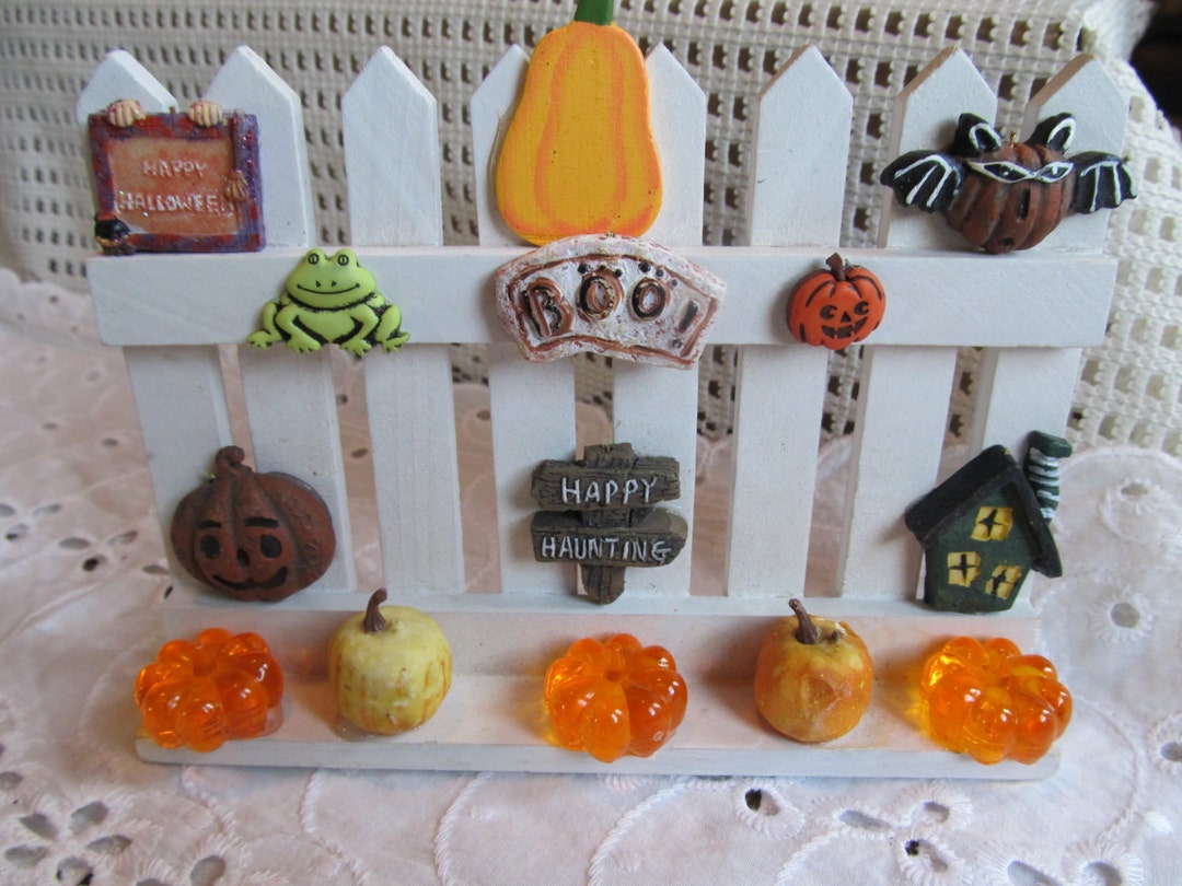 Halloween Wood Picket Fence Gifts for Halloween Halloween Gifts