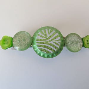 Zebra Bottle Cap Button Barrette- Gifts for Her-Hair Accessories- Barrettes for Girls- Barrettes for Teens- Christmas Gifts