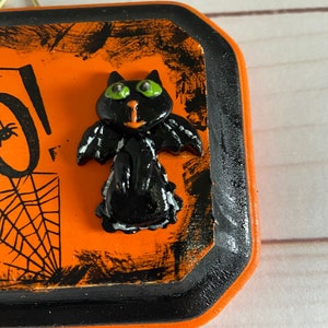 Halloween Wall Hanging Halloween Plaque-Spooky Plaque Boo Wall Hanging Halloween Wood Decor Tiered Tray Decor Gifts for Halloween image 4