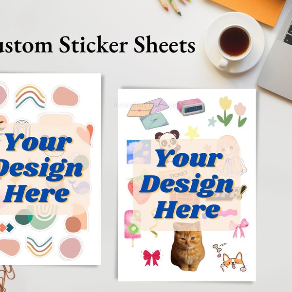 Diecut Custom Stickers No Minimum Etsy