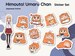 Himouto! Umaru Chan 10 Pieces Sticker Set | Waterproof,chibi,kawaii,anime,girl,cute,manga,otaku,weebo,school,laptop,student,japanese,game 