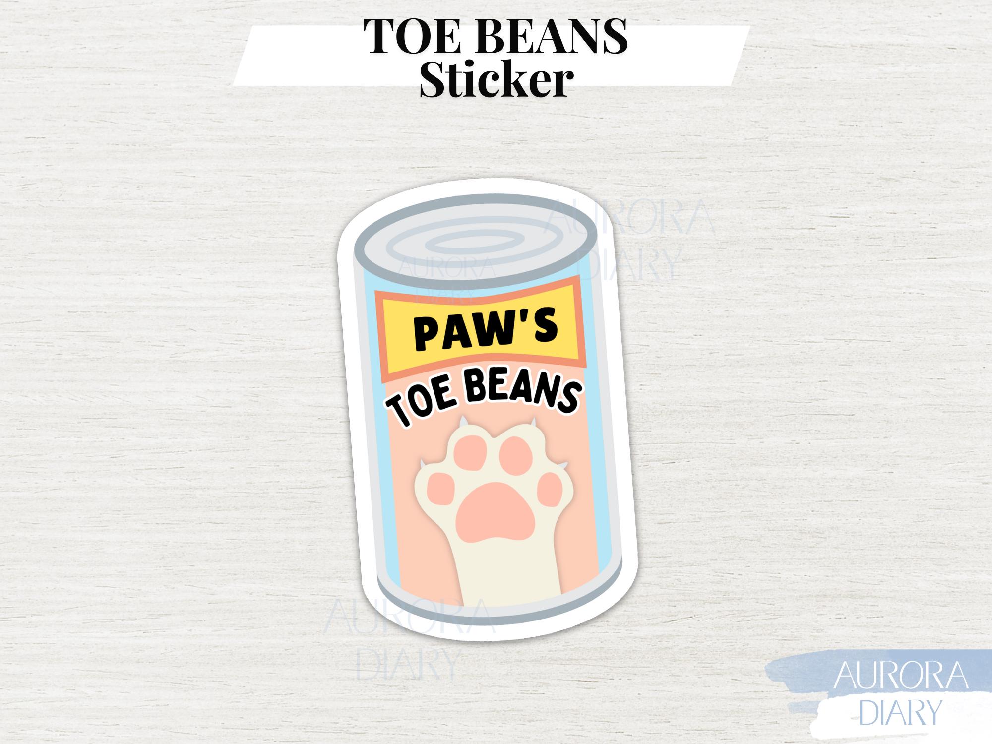 Cat Toe Beans Pun