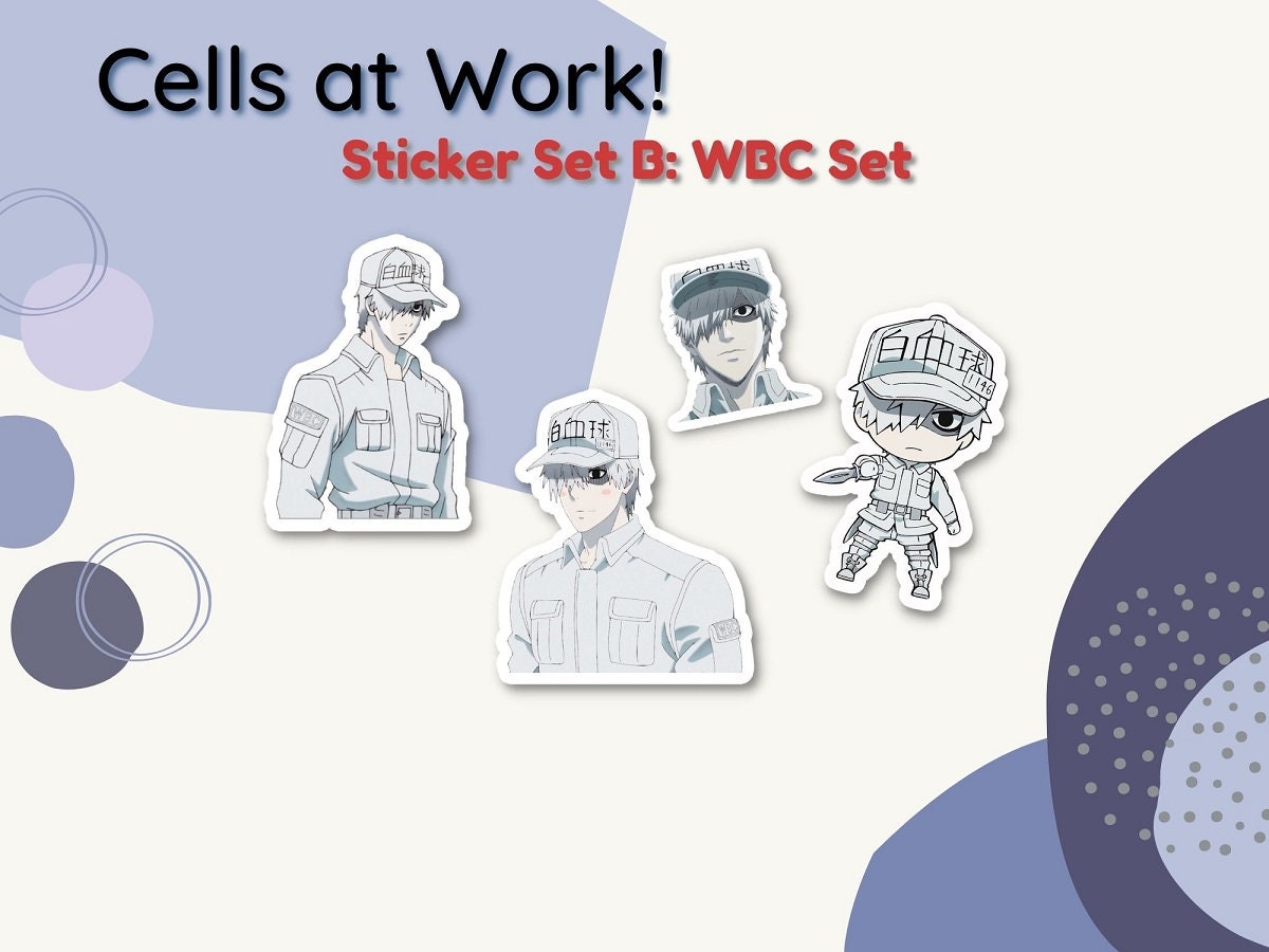 Stickers Cells at Work hataraku Saibo Anime Fanart -  Norway