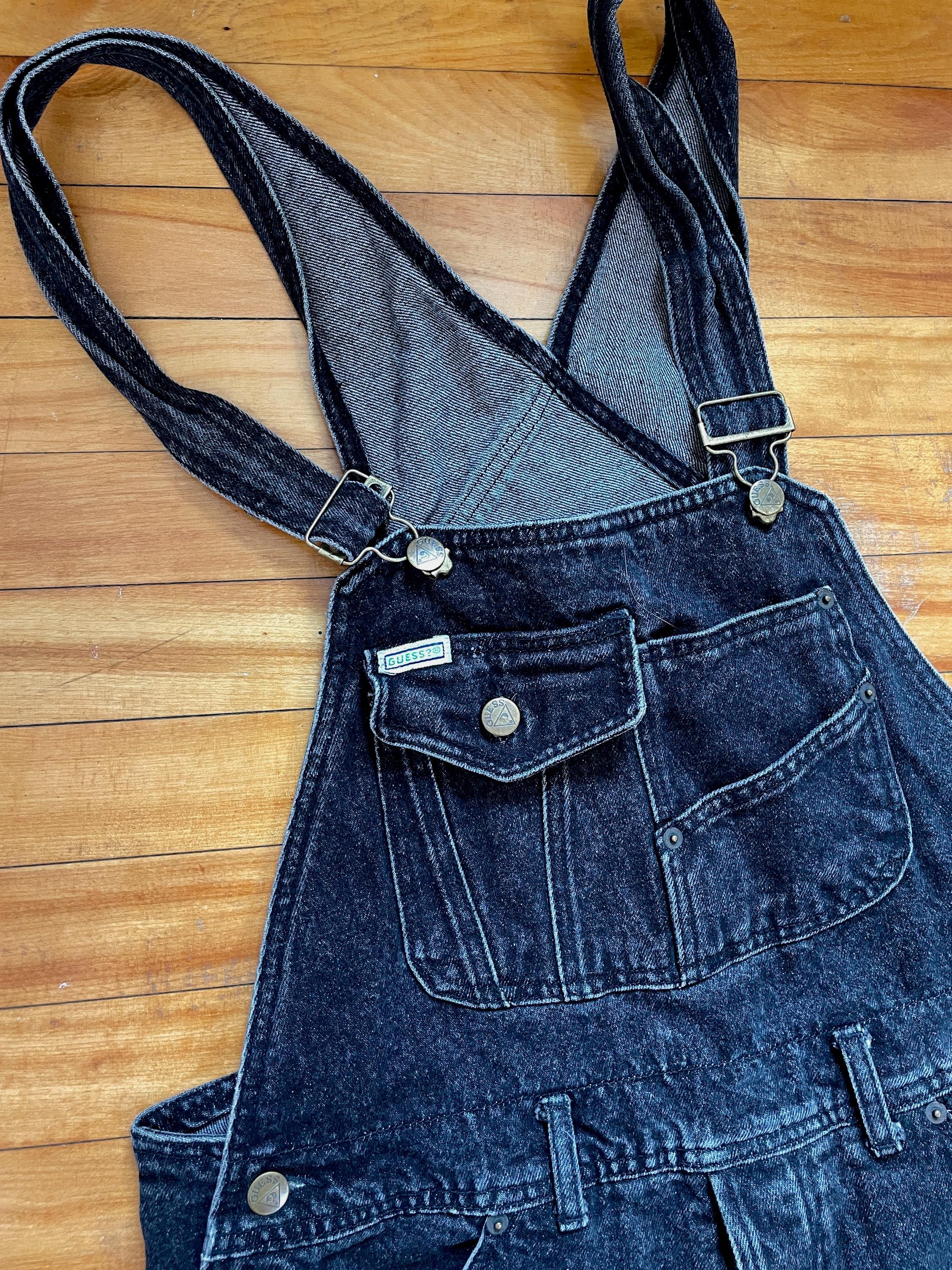 1990s Mens Guess Denim Overalls. S - Etsy
