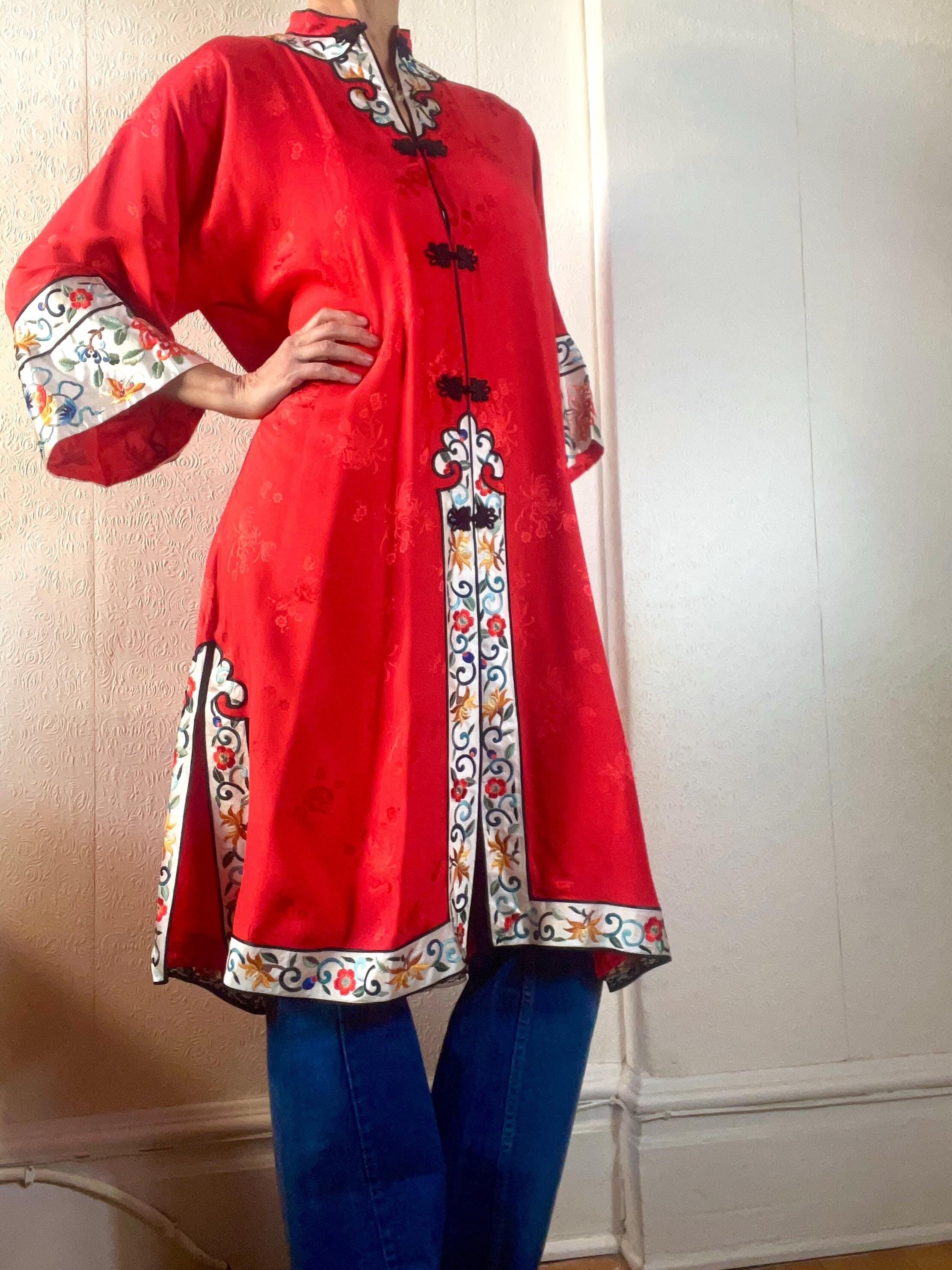 Vintage Chinese Jacquard Jacket - Etsy