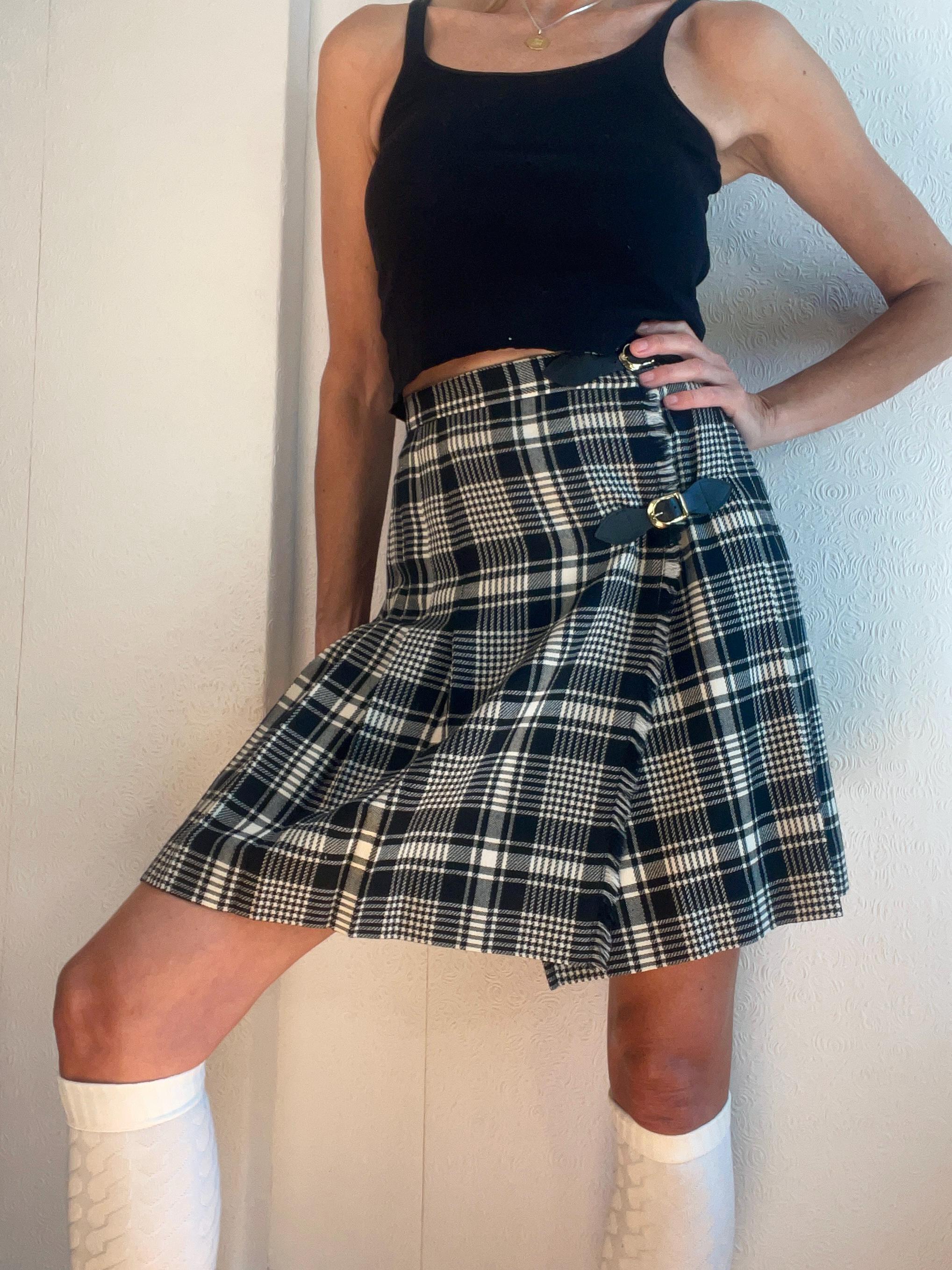 80s Punk Rock Skirt