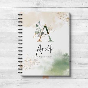 Jennifer baby book - birth book - birth gift - keepsake book - baby journal - 0-1 year journal - baby shower gift
