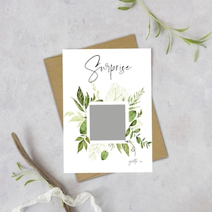 Carte à gratter, Carte annonce à gratter, Annonce de grossesse, Demande parrain marraine, Demande en mariage