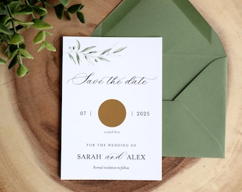 Scratch Off - Wedding - Save the Date