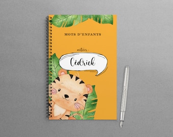 Carnet Mots d'enfants - souvenir book - Souvenirs d'enfance - Recueil de mots d'enfants