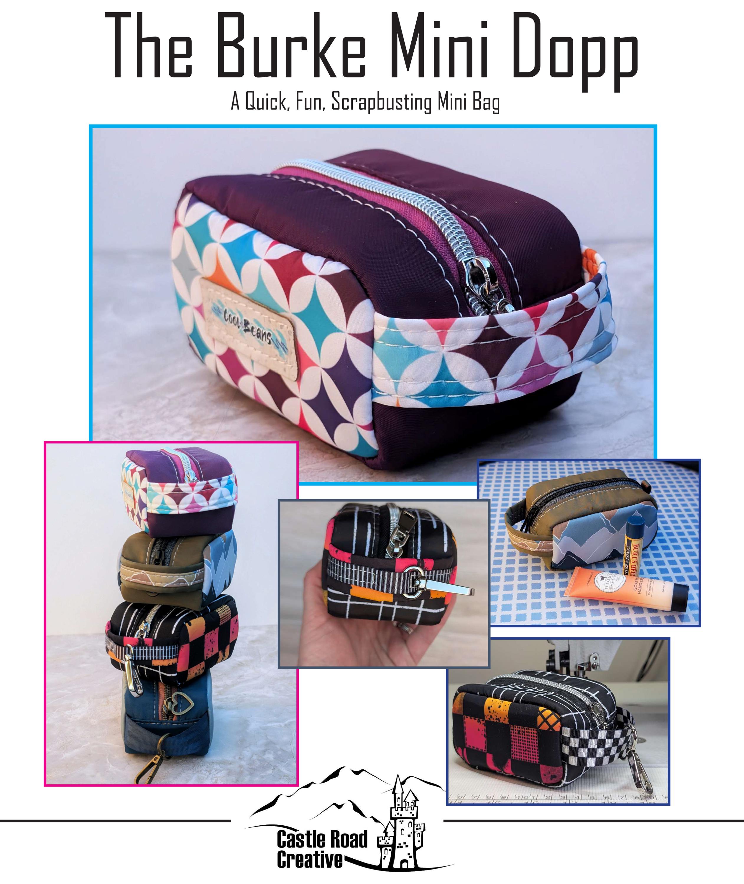 Burke Library Pattern Burke Mini Dopp PDF Pattern, SEWING PATTERN, Instant Download - Etsy