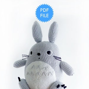 Amigurumi bunny crochet pattern, pdf doll pattern