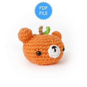 Amigurumi Halloween pattern, pumpkin crochet pattern