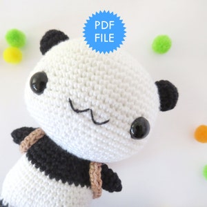 Amigurumi Panda bear crochet pattern
