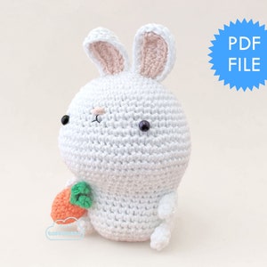 Amigurumi pattern bunny, crochet bunny, bunny amigurumi, crochet easter bunny pattern, amigurumi rabbit pattern