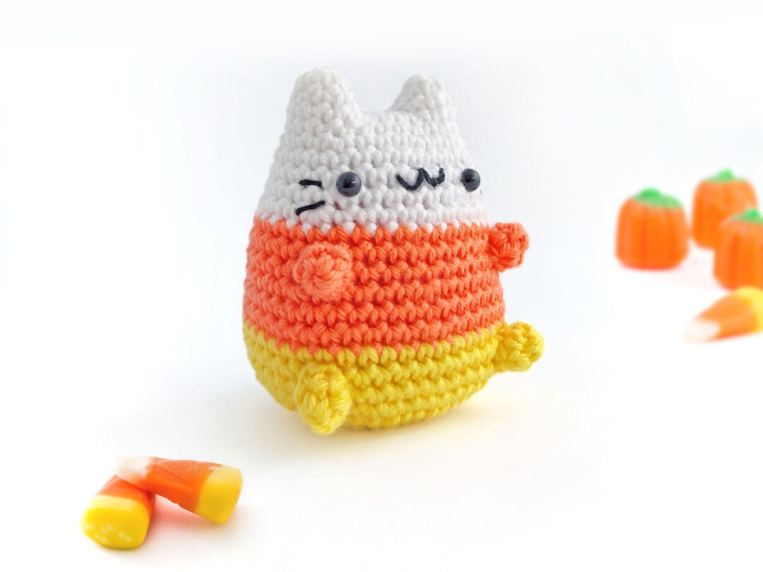 Halloween Crochet Pattern, Amigurumi Halloween Pattern, Amigurumi Cat