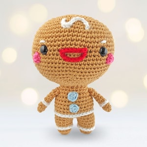 Gingerbread man amigurumi pattern, Amigurumi pattern Christmas, Christmas amigurumi crochet pattern