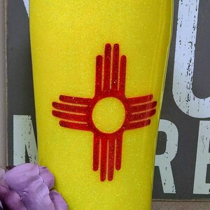 Zia symbol personalized tumbler