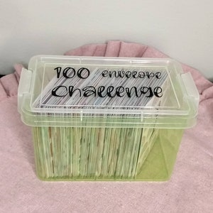 100 Envelope Challenge Box as Additional Extra 