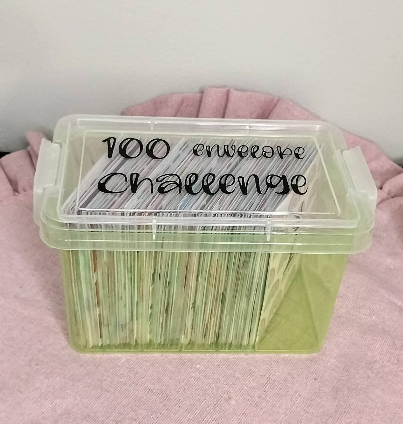 100 envelope challenge kit - Etsy 日本