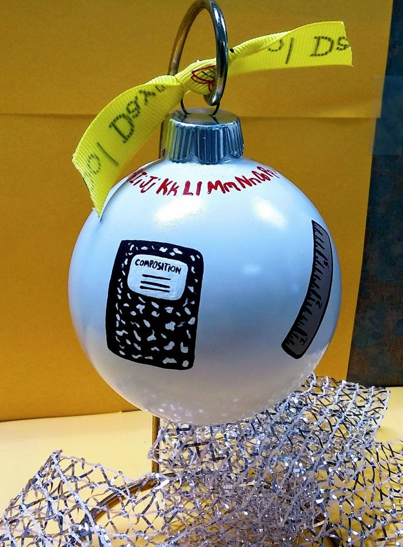 School Day Teacher Ornament Etsy