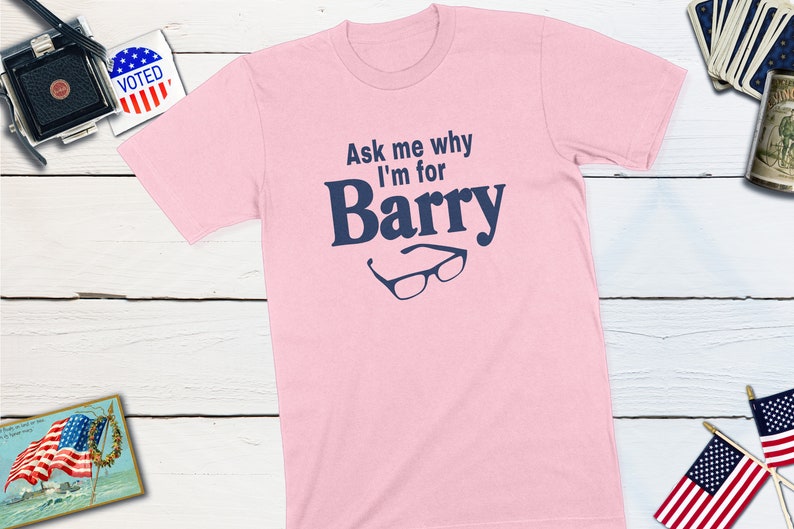 Vintage Political Campaign Button Barry Goldwater Presidential Campaign Button Shirt Retro Sixties American Politics Shirt Republican Party Pink Shirt