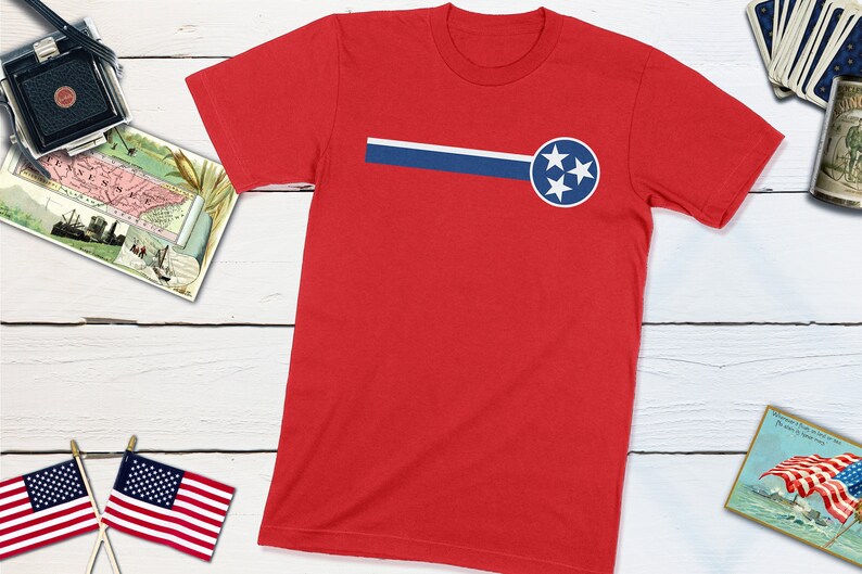 Tennessee T-shirt - Tennessee State Flag - My State Tennessee T- Tennessee T-shirt - Tennessee State Flag - My State Tennessee T-