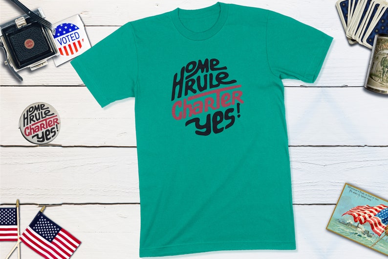 Washington District of Columbia 1974 Home Rule Charter Vote Campaign Button Seventies US Politics Shirt Washington DC