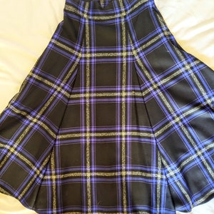 1980's Susie Hayward Tartan Plaid Suit imagem 6