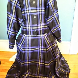 1980's Susie Hayward Tartan Plaid Suit imagem 3